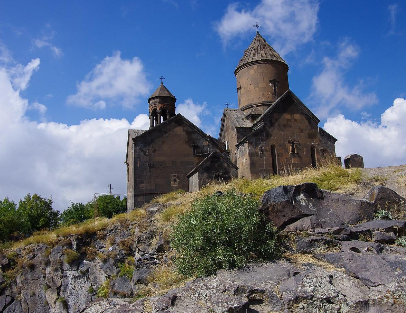 Saghmosavank Monastery, Aragatsotn Province, Armenia